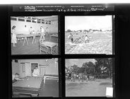 Recreation: Ping Pong; Billiards; Children on a Playground (4 Negatives) 1950s, undated [Sleeve 4, Folder a, Box 22]